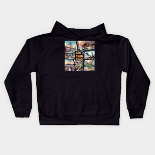 USA CITY - SAN FRANCISCO - TRAVEL -1 Kids Hoodie